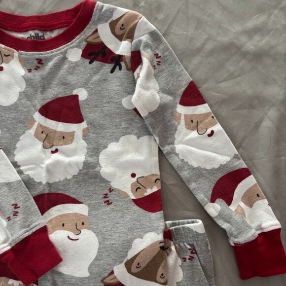 Carter’s Child of Mine Toddler 2-Piece Santa Print Pajama Set – Size 3T - Picture 3 of 6